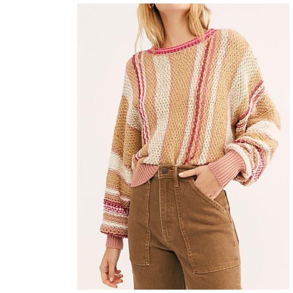 free people | vintage striped pullover sweater